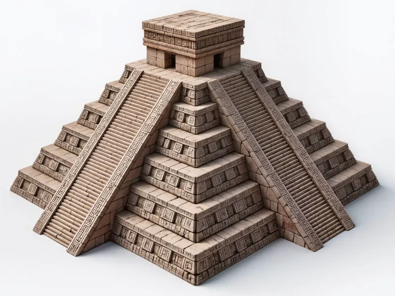 azteken pyramide