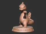 Pokemon - charmeleon 3D print model-1