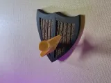 Medieval Shield & Sword Wall Headphone Stand-6