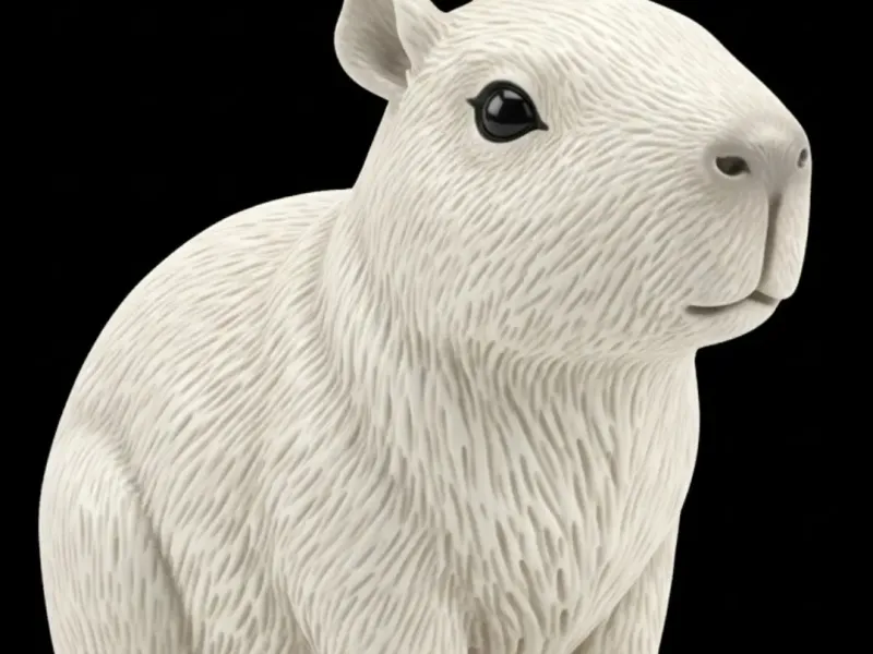 Chaveiro filhote de capivara