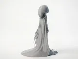 Dead Bride Gothic Figurine Female Figure 3D Printable-1