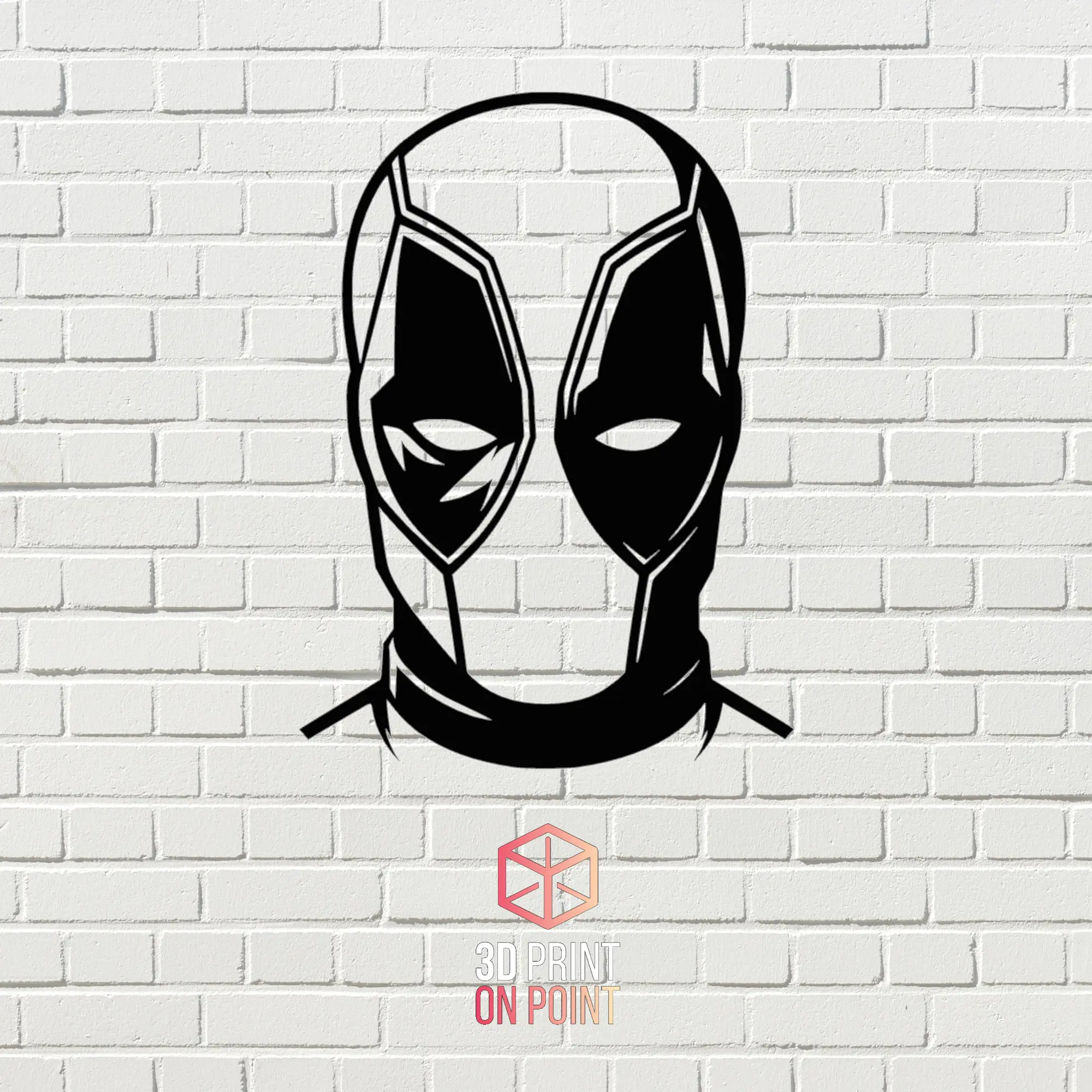 DEADPOOL YÜZ DUVAR RESMI #1