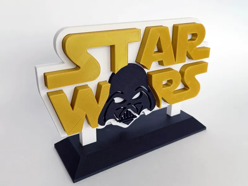 Logo 3D STAR WARS