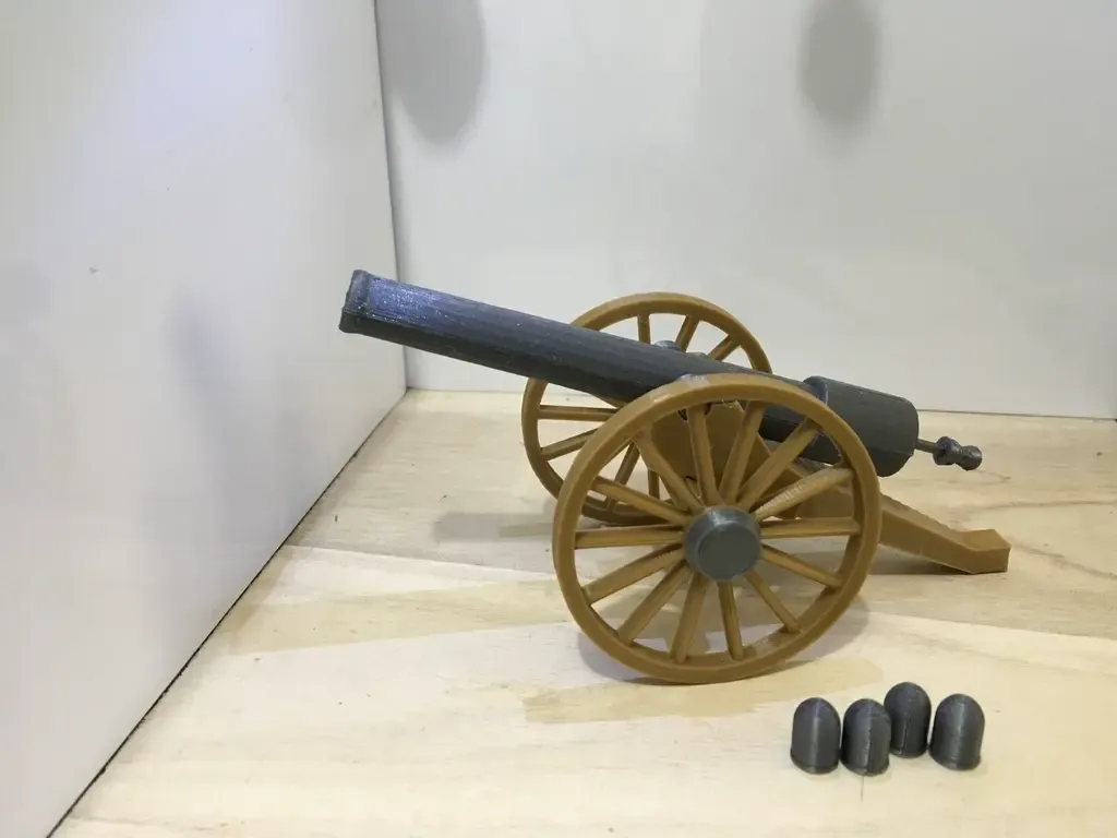 Firing Civil War Cannon (1:18 scale)