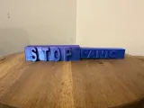 STOP - PANIC prank sign-2