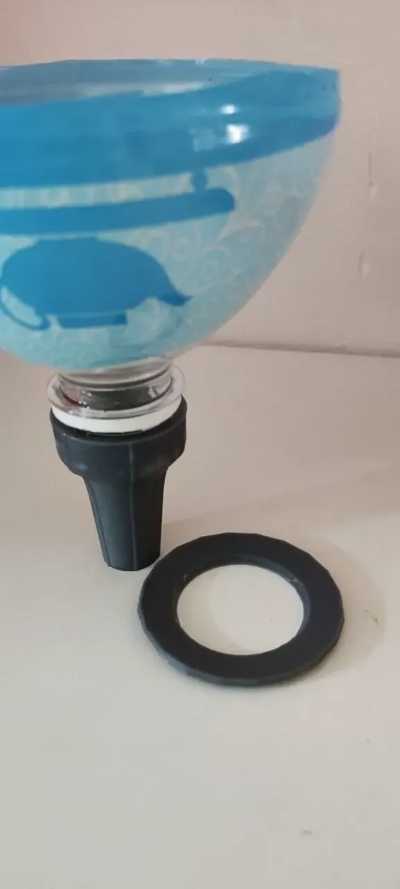 Resin Bottle Funnel Using PET (1.5L) Halot Resin