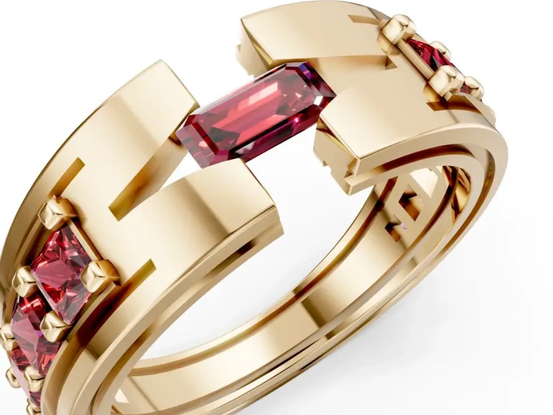 Stylish Emerald Cut Ring