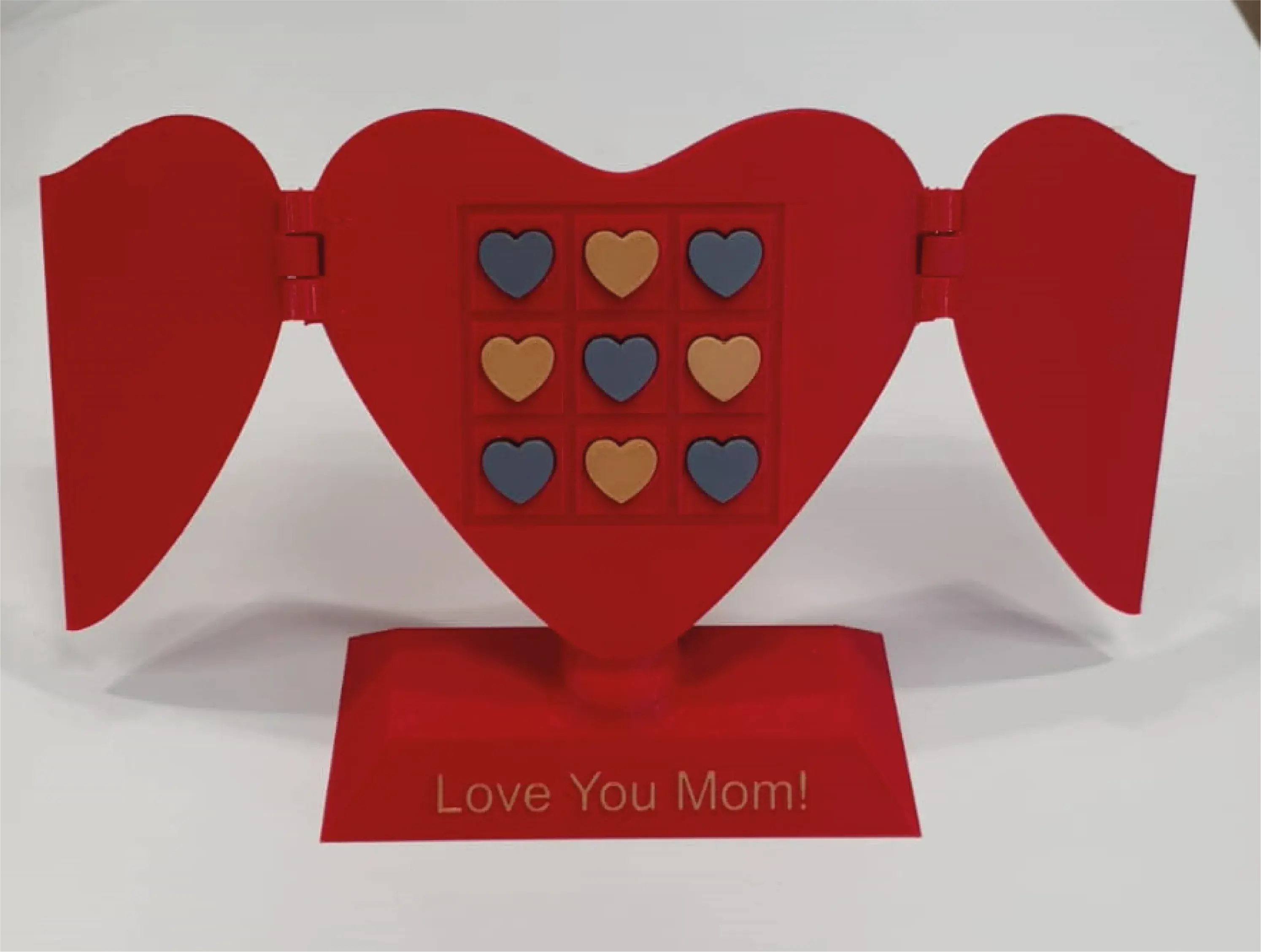 MOTHER'S DAY 2024 HEART SHAPED TICTACTOE 3D models download