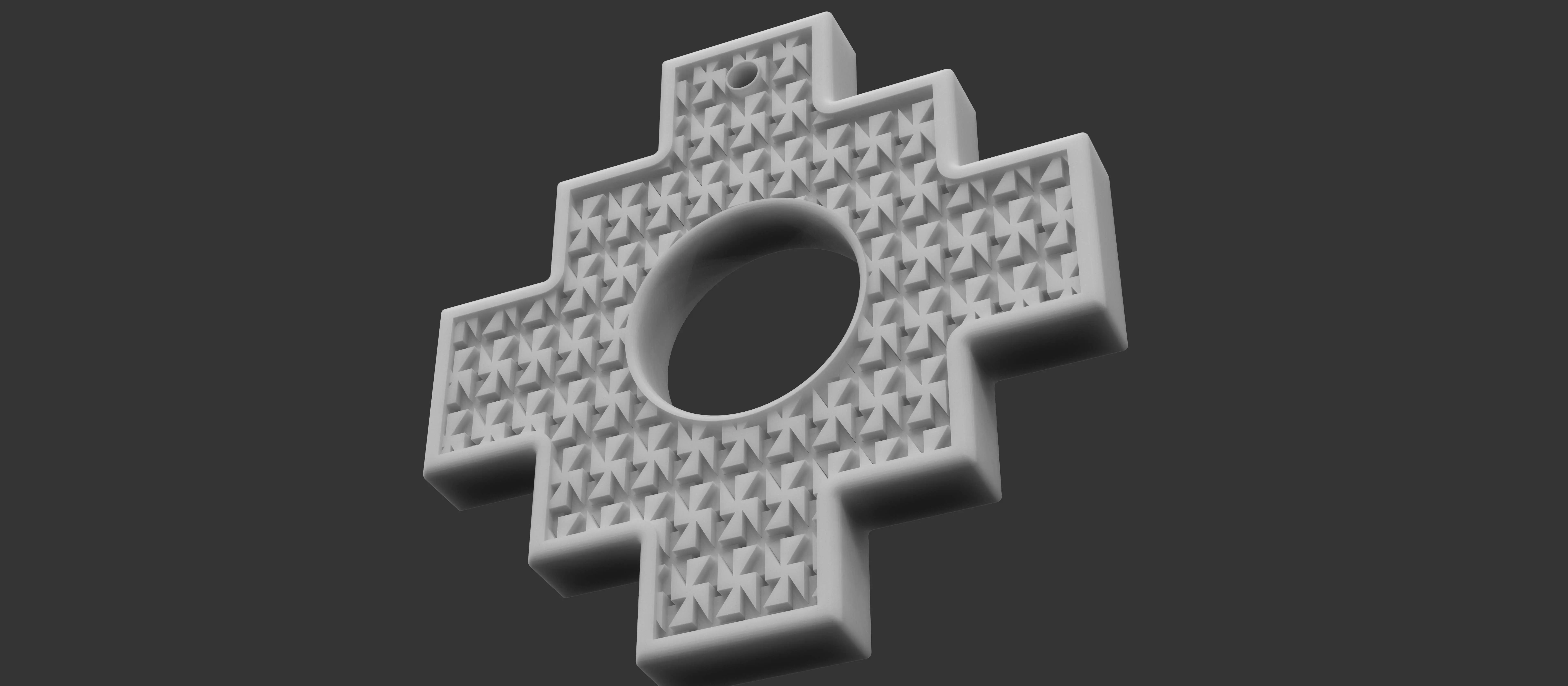 Cruz Chakana (andean cross) Escher Concept
