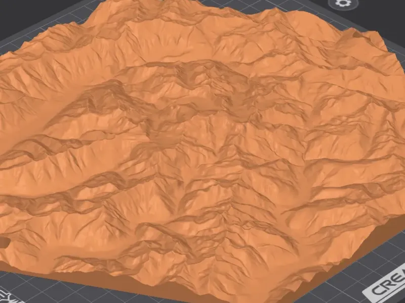 Mt Olympus, Washington State, Topo Hex Tile