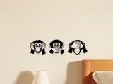 Monkey Set Wall Art, Wall Decor, Home Decor-1