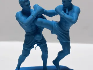 Kick boxing trophy