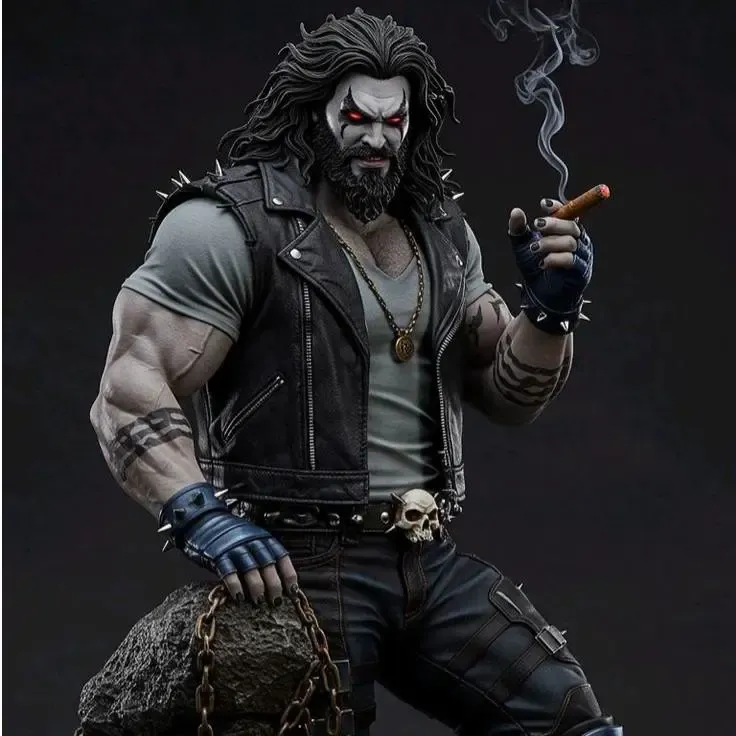 Jason Momoa as Lobo STL – Anti-Hero Statue – 3D Printable Mo