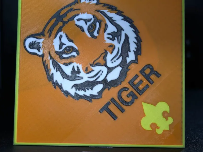 Cub Scouts Tiger Plaque