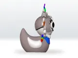 Dandy's World - Colorful April Yatta Duck STL file 3D Model-4