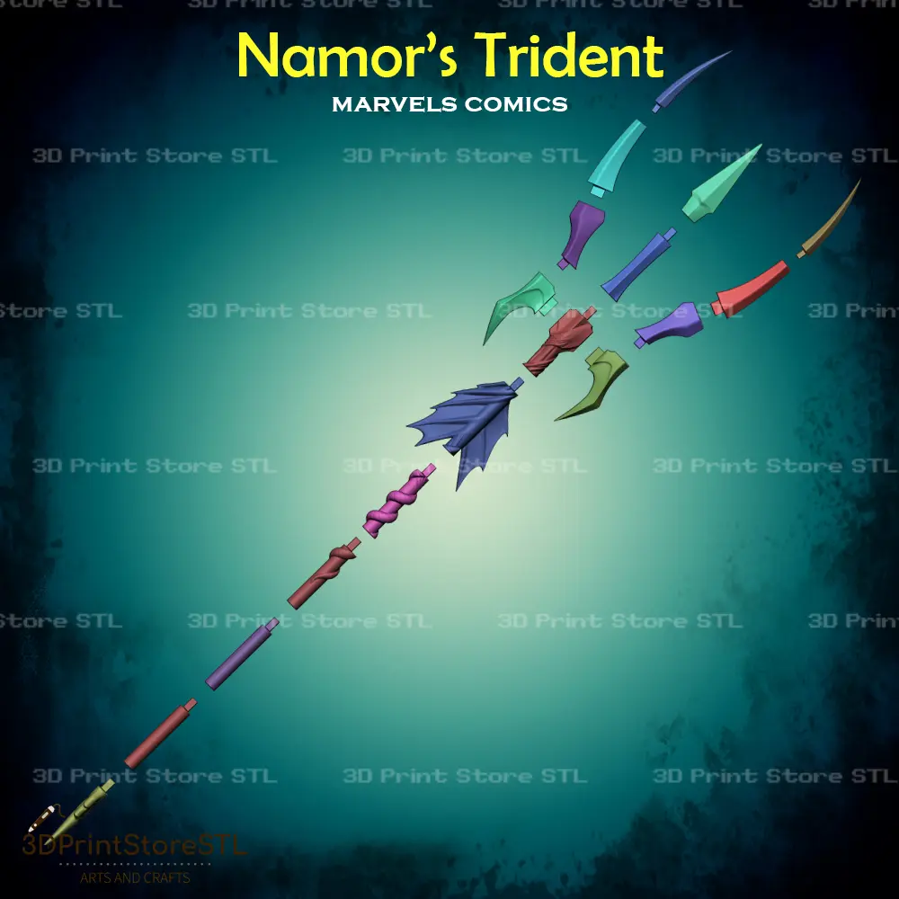 Namor Trident Cosplay Marvels Comics - STL File