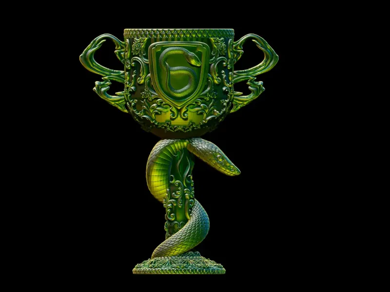 Cálice Ornamental de Luxo da Serpente Nagini Potter