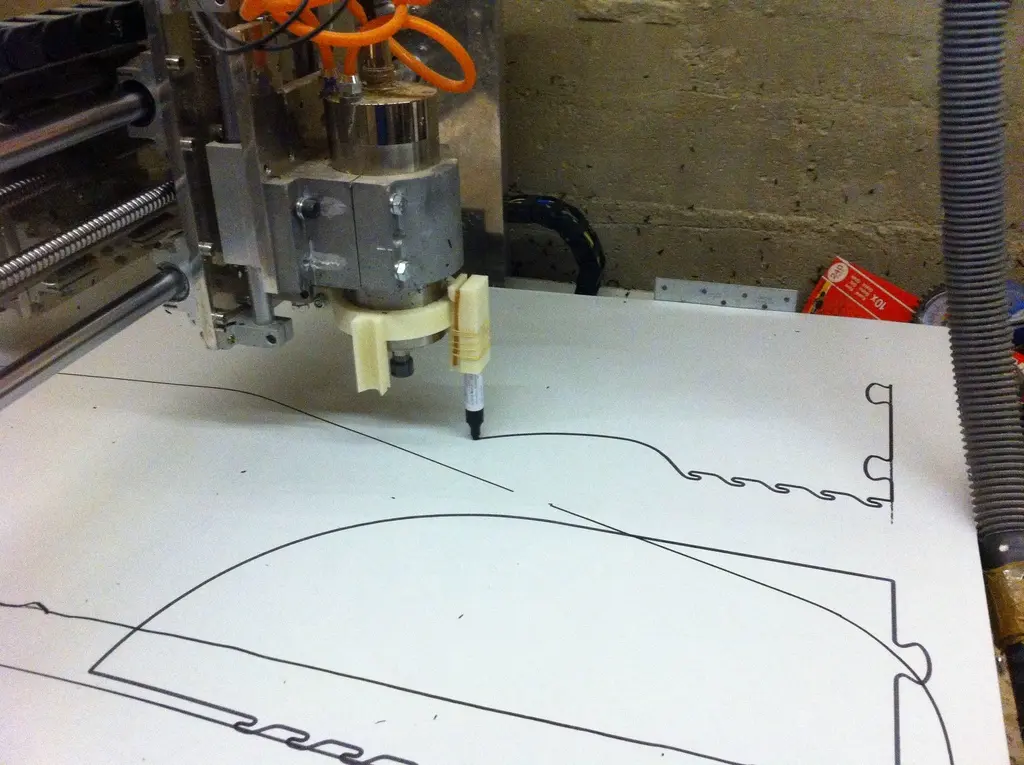 3D Printer Files | 3MF File | CNC as a plotter - 3D printed penn ...