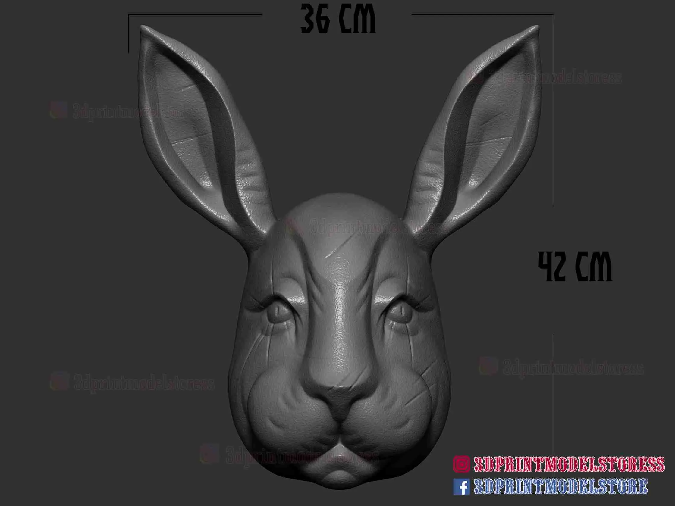 Casco Cosplay di Halloween - Maschera di coniglio