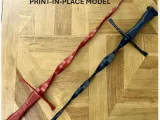 collapsing twisting sword print in place-0