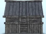 Stone village hall (5) - miniatures warhammer mini RPG scene-7