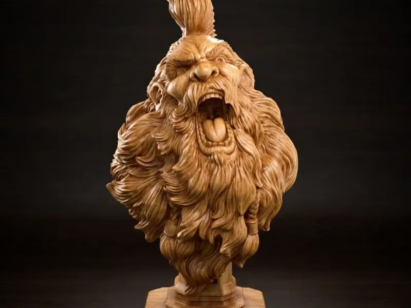 Bearded gnome bust
