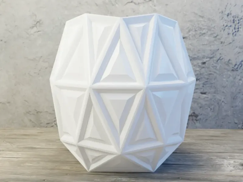 vaso geodetico paffuto