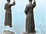 Monk preaching with bible in monastic robe (30) - miniatures-2