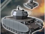 Flakpanzer IV AA Wirbelwind - miniatures tank ww2 flames war-0