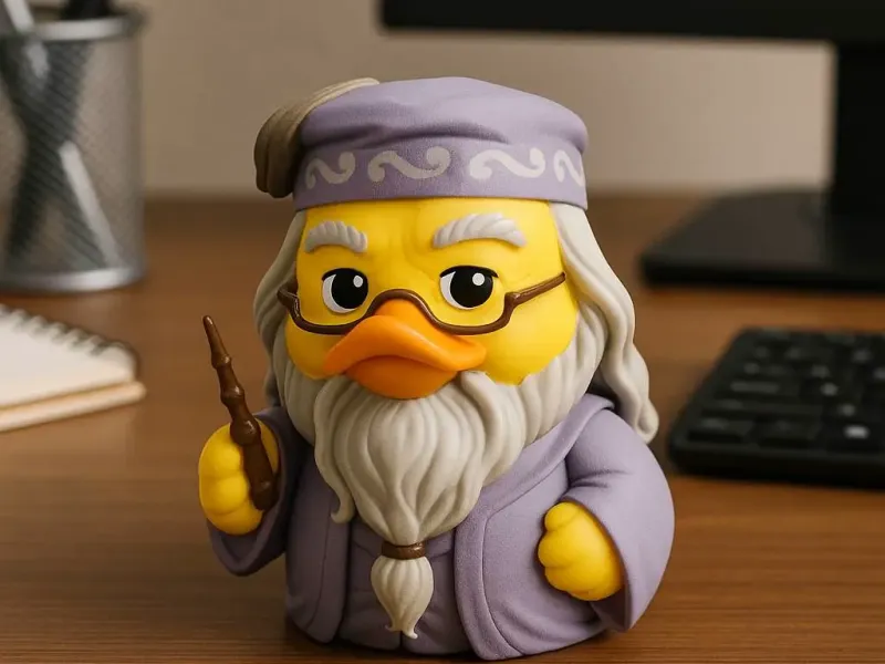 Rubber Duck - Albus Dumbledore - Harry Potter - 3D print