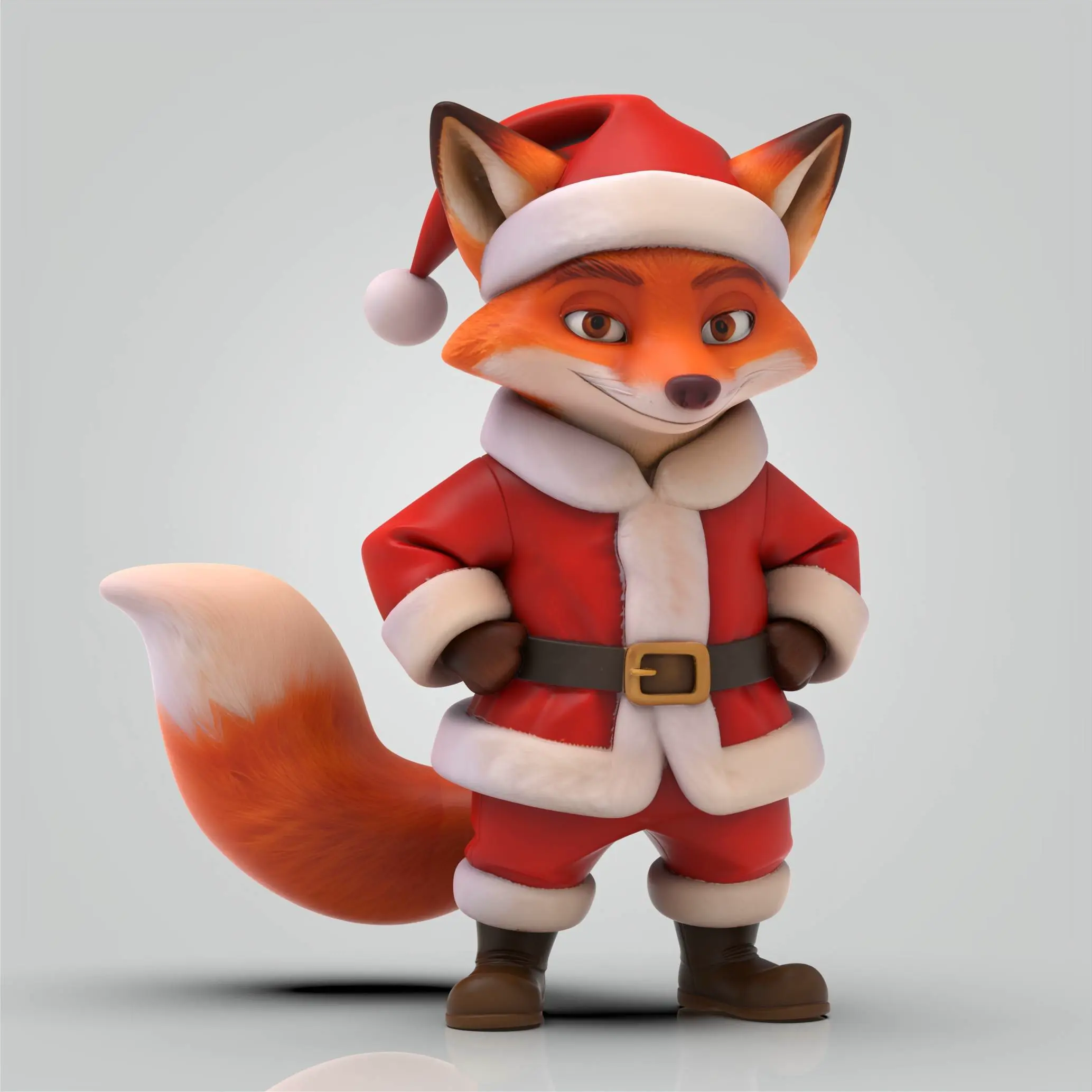 Zootopia- Merry Christmas Edition - Nick Wilde as Santa Clau