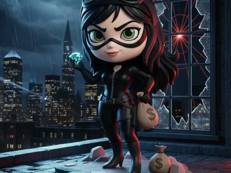 Chibi Cat-Thief – Midnight Edition