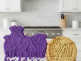 border-collie-herding-cattle-cookie cutter-0