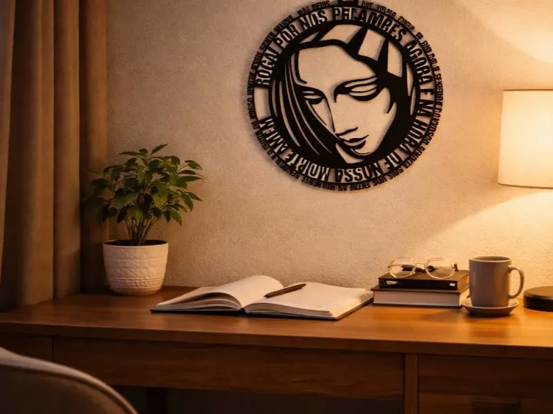 ORAÇÃO A VIRGEM MARIA - DECORAÇÃO