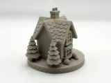 Winter House Scene-1