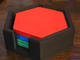 6 sided coaster holder 3.0 inch-1