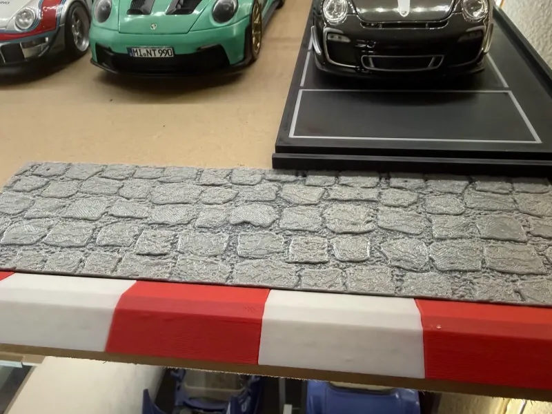 Diorama Steinboden / Strassenboden