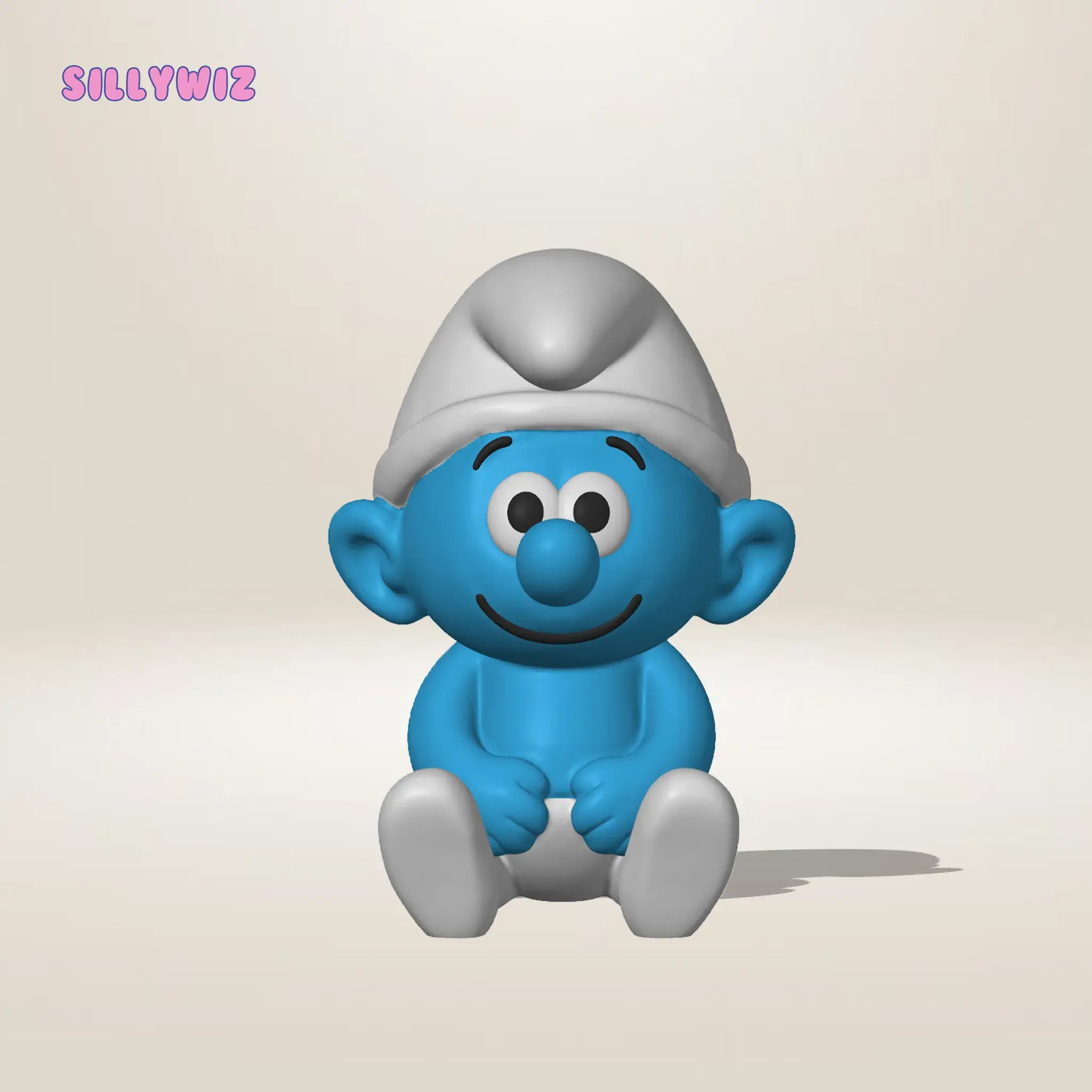 Characters & Creatures STL Download - The Smurfs - Smurfby SillyWiz