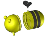 toothpick holder - Bee-4