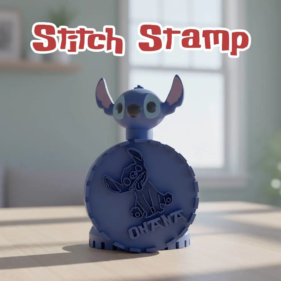 Sello de Stitch "Ohana"