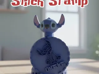 Sello de Stitch "Ohana"