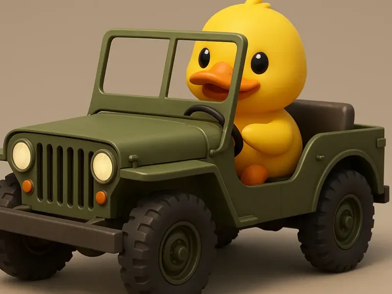 duck and Jeep 