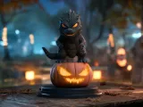 Godzilla Halloween version (LED light)-0