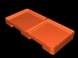 Gridfinity Box with Magnetic Lid (2x1x6)-1