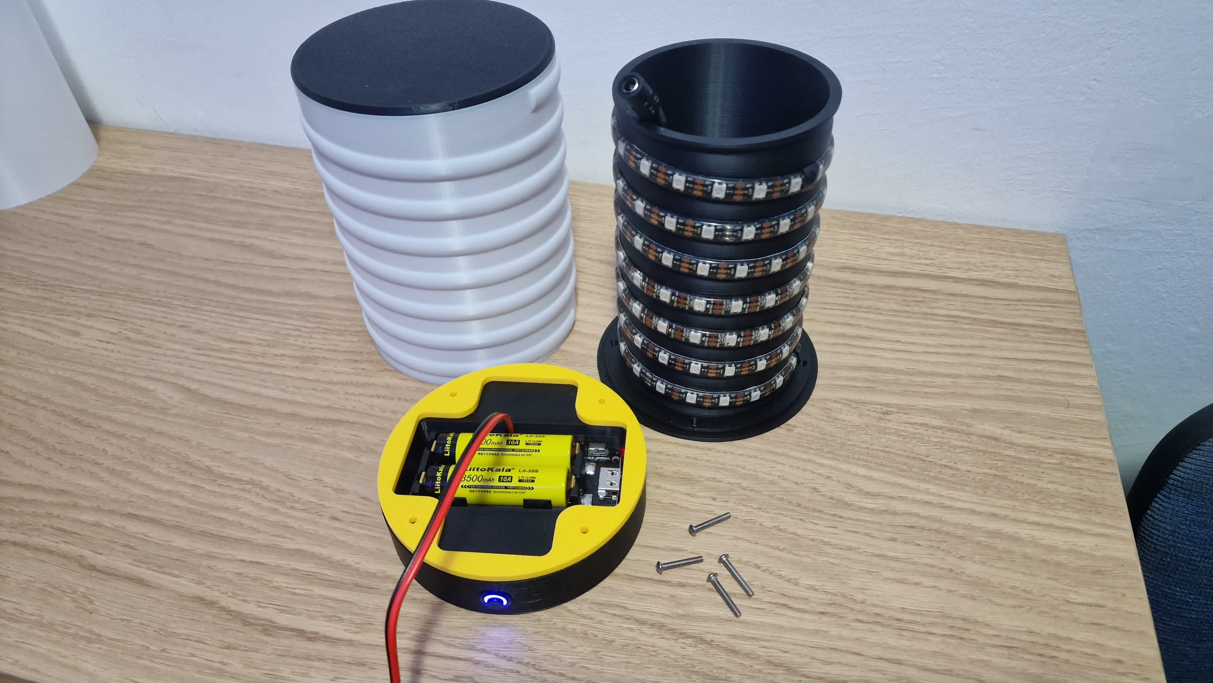 Rechargeable Spiral Led Lamp 💡​