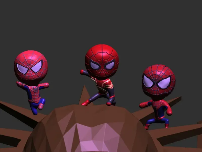 Funko de los 3 Spiderman