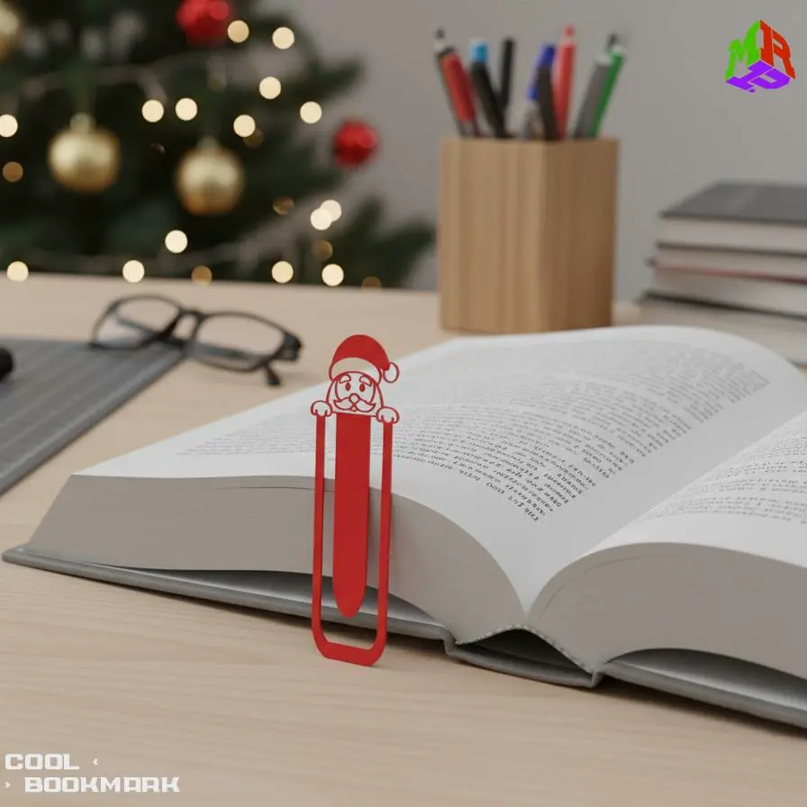 Cool Bookmark - Santa 🎅📚