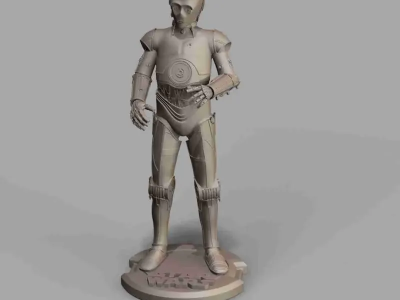 C3P0 FROM STAR WARS MINIATURE