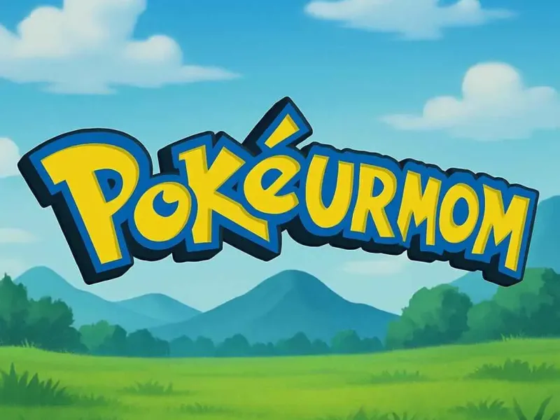 Funny Pokeurmom/ Pokémon spoof light box logo sign