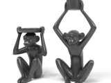 Monkey candle holders-1